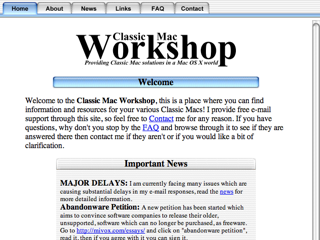 Classic Mac Workshop (Home)